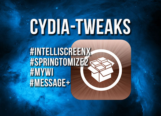 Cydia Tweaks fÃ¼r iOS 6.1: Springtomize 2, IntelliScreenX 6, MyWi & Message+