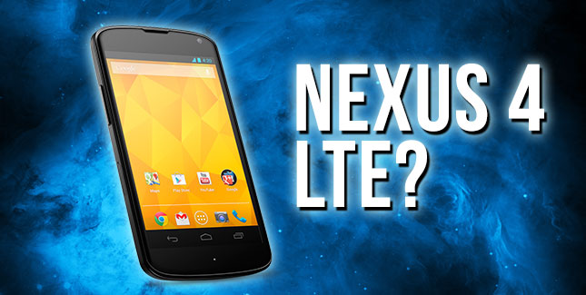 Nexus 4 LTE mit 32 GB in Datenbank aufgetaucht