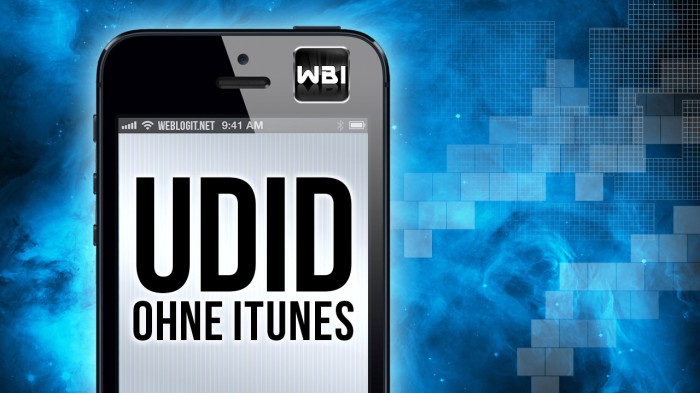 iPhone UDID (Seriennummer) ohne iTunes oder App herausfinden