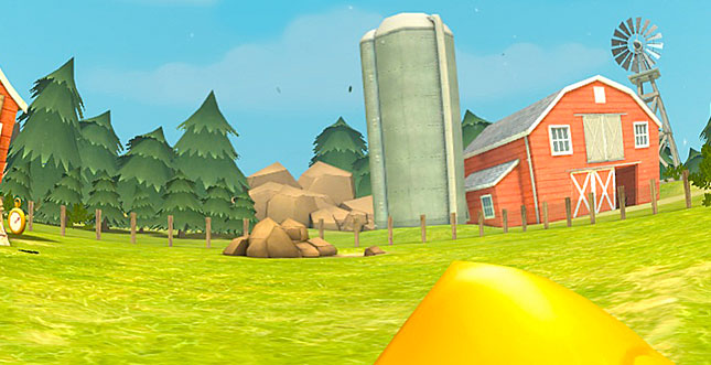 Chicken Walk: HÃ¼hnerperspektive und Fuchsflucht mit Oculus Rift