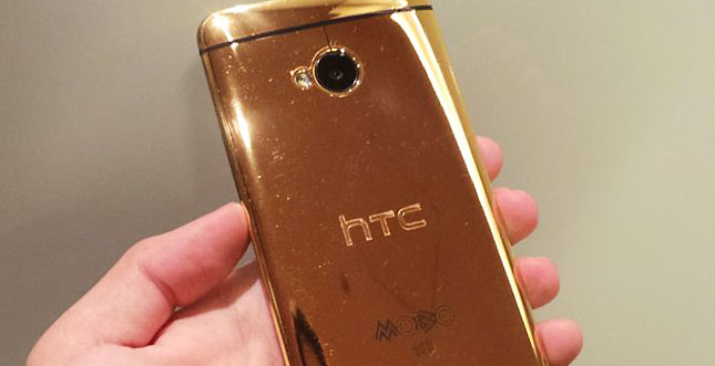 HTC One mit 18 Karat Gold: MOBO-Edition