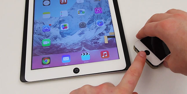 Neues iPad 5 mit biometrischem Fingerabdruckscanner