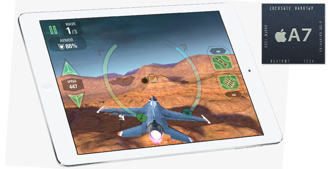 iPad Air Grafik (GPU) bis zu 75 % schneller als beim iPad 4