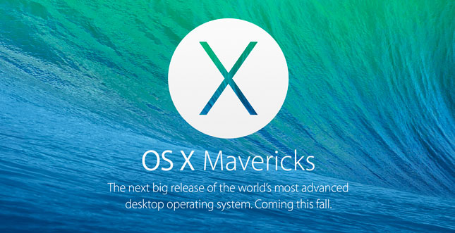 Mac OS X 10.9 „Mavericks“ GM steht zum Download bereit