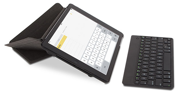 Moshi: Neues ultradÃ¼nnes iPad Air Keyboard Case mit Zusatzakku