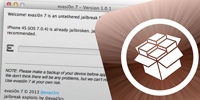 evasi0n 1.0.1 verÃ¶ffentlicht: iOS 7 Jailbreak ohne TaiG Store