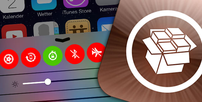 CCControls Cydia Tweak fÃ¼r das iOS 7 Control Center