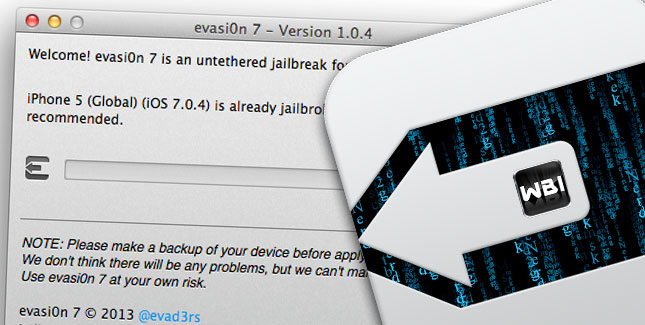 iOS 7 Jailbreak: evasi0n 1.0.4 behebt Sicherheitsproblem & Download