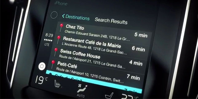 Volvo Demo zeigt uns das neue Apple CarPlay im Auto