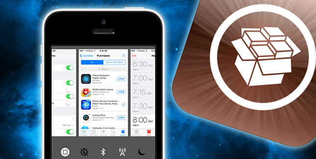 iOS 8 als Vertex wiedergeboren: HÃ¼bscher Cydia Tweak