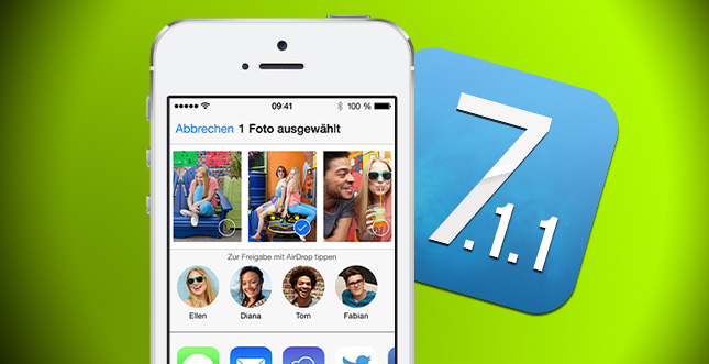 iOS 7.1.1 von Apple verÃ¶ffentlicht: Das ist neu