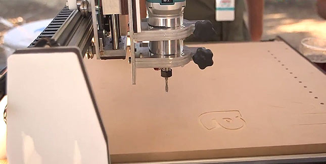 Printrbot CNC Router samt Raspberry Pi fÃ¼r Heimwerker