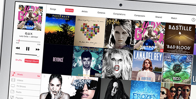 Apples iTunes 12 rundum neu im Flat-Design