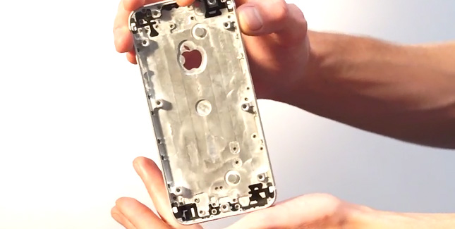 iPhone 6 mit leuchtendem Apfel auf der RÃ¼ckseite?