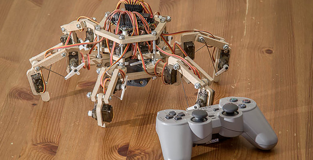 Stubby the Hexapod: Genialer Sechsbein-Roboter zum Nachbauen