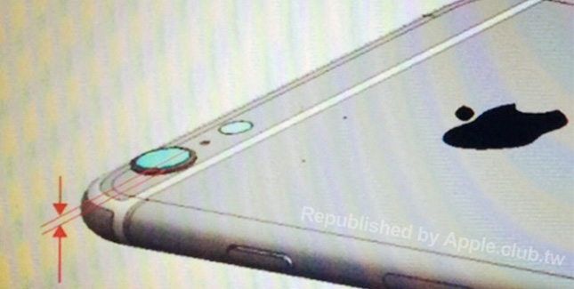 iPhone 6: Bauzeichnung zeigt 0,77 mm Kameraring