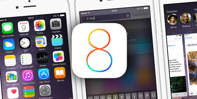 Das neue iOS 8 ist da: Download für iPhone & iPad