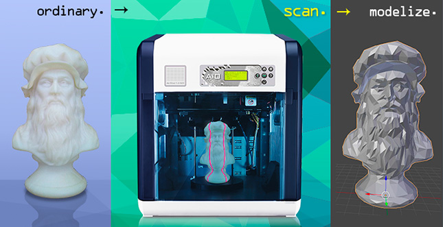 Nur 800 Dollar: All-in-One 3D-Drucker & Scanner
