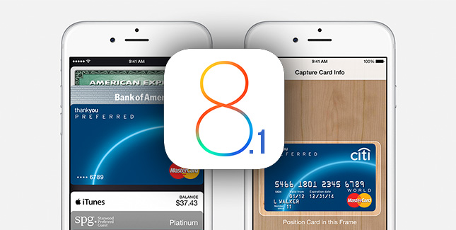 iOS 8.1 VerÃ¶ffentlichung inkl. Apple Pay in 3 Wochen