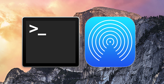 Yosemite: AirDrop Ã¼ber Ethernet aktivieren