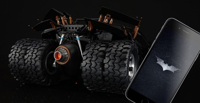 Batmobil „Tumbler“ mit iPhone-Steuerung: Unfassbar detailliert