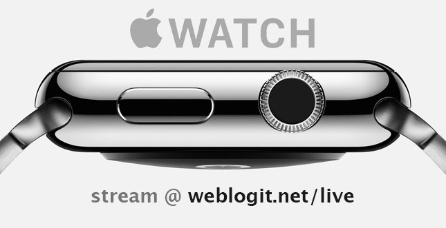 Apple Watch: Stream & Live-Blog ab 18 Uhr bei Weblogit
