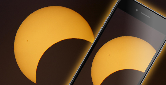 Sonnenfinsternis mit dem iPhone fotografieren?