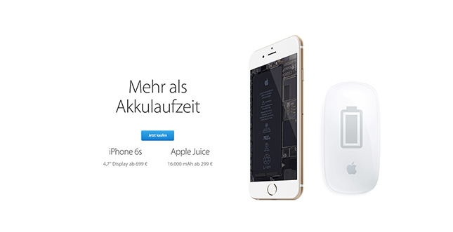 iPhone 6s: Deutlich mehr Akkulaufzeit