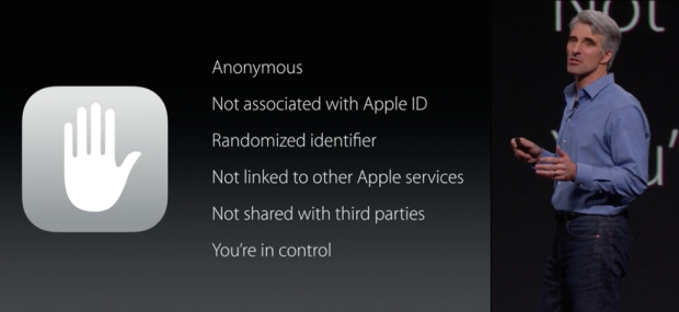 iOS 9 "Intelligence" PrivatsphÃ¤re