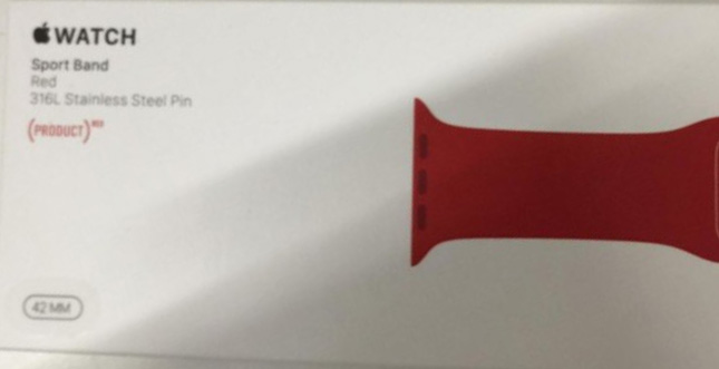 Apple Watch Armband in Rot geleakt: (Product) RED