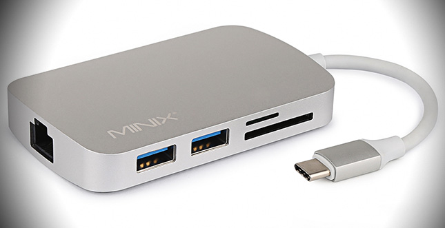 Umfangreicher USB Type-C Adapter: MINIX Neo V2