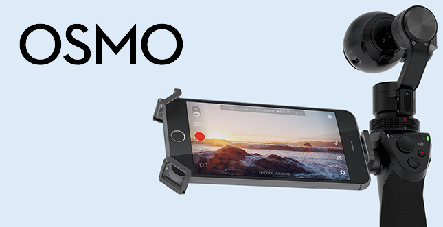 DJI Osmo: stabilisierte 4K-Handkamera mit Gimbal