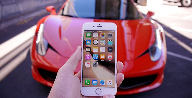 iPhone 6s von Ferrari Ã¼berfahren & in Lava aufgewÃ¤rmt