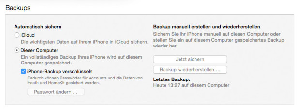 iTunes-Backup-iPhone-Passwort