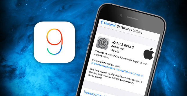 Apple verÃ¶ffentlicht iOS 9.2 Beta 3