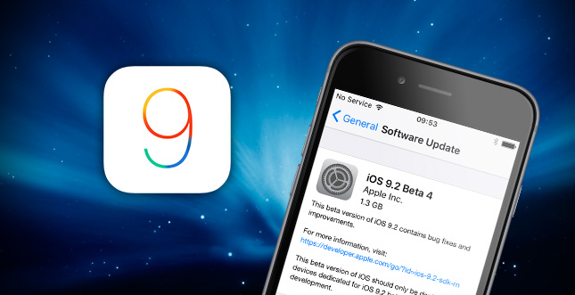 Apple verÃ¶ffentlicht iOS 9.2 Beta 4: Das ist neu