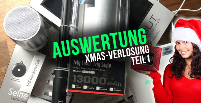 Die Gewinner der Xmas-Verlosung Teil 1