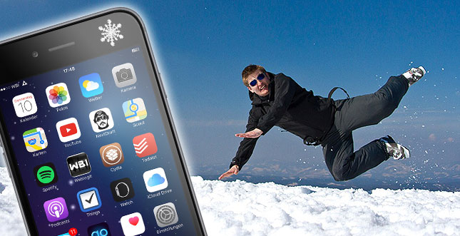 Die grÃ¶ÃŸten Gefahren fÃ¼r iPhone & Co im Winter