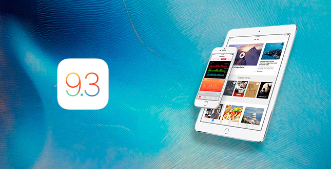 iOS 9.3 Beta 1: Umfangreiche Neuerungen