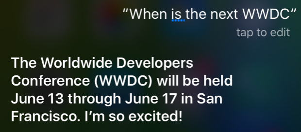 Siri wwdc